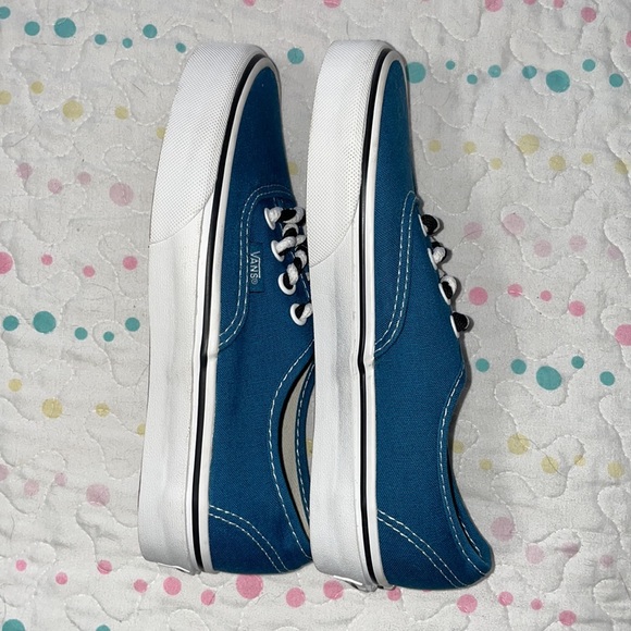CUSTOM LACED VANS SIZE 5.5 TEAL/BLUE - Picture 14 of 14